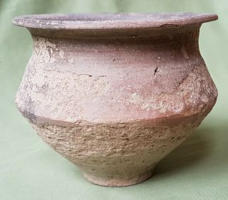 Complete Fine And Large Romano British Pottery Bowl.  From Newbury Area.  Rare