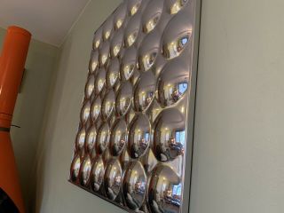 Vintage Convex Bubble Mirrors - 36” x 36” | Turner | Pop Art | Mod | MCM 5