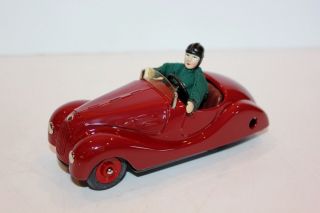 Schuco Akustico Model 2002 Tin Wind Up Toy Car Made In Western Germany 2