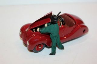 Schuco Akustico Model 2002 Tin Wind Up Toy Car Made In Western Germany 3