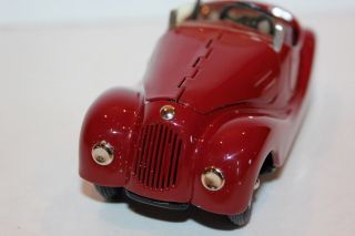 Schuco Akustico Model 2002 Tin Wind Up Toy Car Made In Western Germany 4