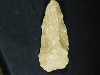 A Big ONE Million Year Old Early Stone Age ACHEULEAN HandAxe Mauritania 383gr e 5