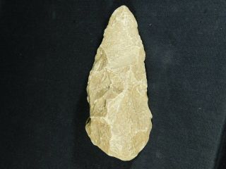 A Big ONE Million Year Old Early Stone Age ACHEULEAN HandAxe Mauritania 383gr e 6
