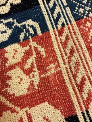 Antique Americana 1849 Lowhill Lehigh PA J Seibert SIGNED Woven Coverlet Blanket 2