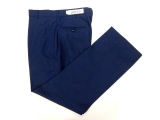Usaf Us Air Force Blue 1620 Poly/wool Service Dress Trousers Pants 35 Long Nwt