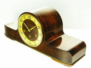 Art Deco Westminster Chiming Mantel Clock From Kienzle Germany