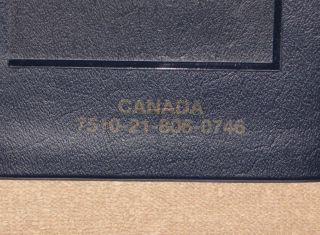 Canadian RCAF Flight Crew Check Lists Book with Clear Vinyl Pages 3