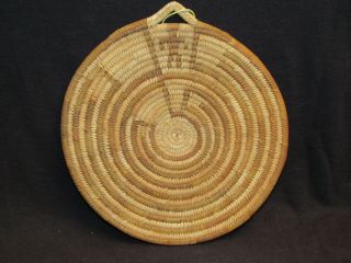Lovely Man In The Maze Papago Basket 10.  5 " X 9,  75 ",  Perfect
