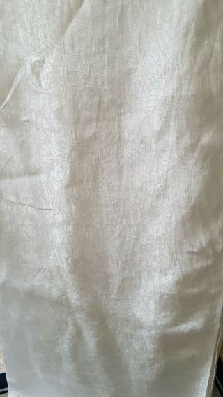 Rare Antique Georgian Irish Linen Damask Banqueting Tablecloth,  Scotland,  1818 3