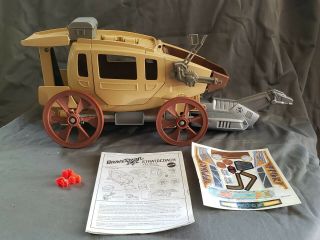 1986 Bravestarr Stratocoach With All Parts Accessories And Instructions