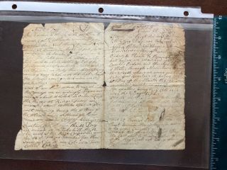 Revolutionary War Military Document Dated 1777 - Campaign Report