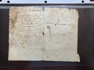 Revolutionary War military document dated 1777 - Campaign Report 2