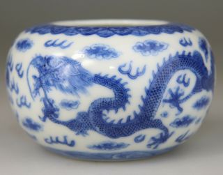 Antique Chinese Bowl Cup Blue White Porcelain Yongzheng Mark - Qing 18th 19th