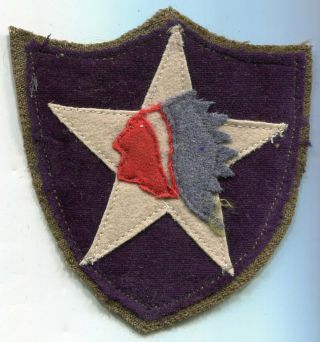 U.  S.  World War I Army Aef 2nd Infantry Division 4th Machine Gun Btn Patch