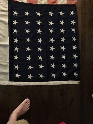 VTG WW2 48 Star US Flag 57x88 7