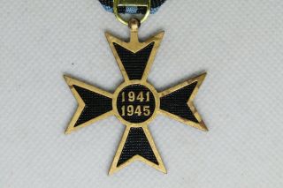 ROMANIA Commemorative Cross WWII 1941 - 1945 medal order 4