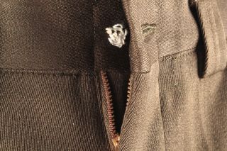 Vtg Men ' s Korean War US Army Officers Wool Dress Uniform Pants sz 31x30 3610 6