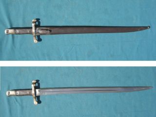 Portugese Bayonet For 1886 Steyr Kropatchek Or 1885 Guedes Rifle