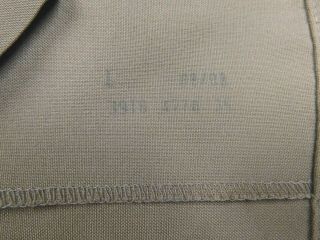 USMC Marine Khaki Military Short Sleeve Poly/Wool Dress Shirt XL X - Large EUC 5