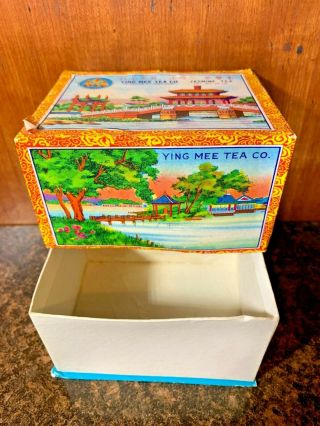 2 Antique 19th Century Ying Mee Tea Co.  Chinese Wooden Lacquered Tea Box 10