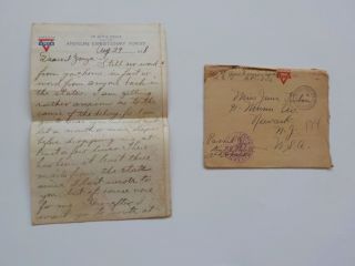 Wwi Letter 1918 Taken Enormous Amounts Of German Prisoners Kaisers Army Ww Ww1