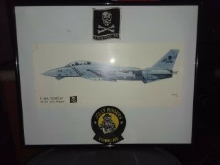 Nimitz Tomcat Patch Jolly Rogers F - 14 Vf - 84 Us Navy Nas Oceana 1980’s 1990’s