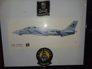 Nimitz Tomcat Patch Jolly Rogers F - 14 VF - 84 US Navy Nas Oceana 1980’s 1990’s 8