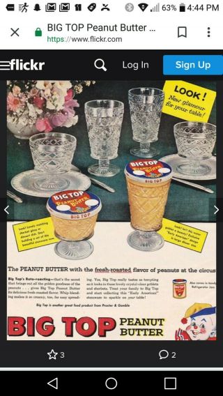 5 Rare Big Top Peanut Butter glasses with Hopalong Cassidy Lithographed Lids 50s 7