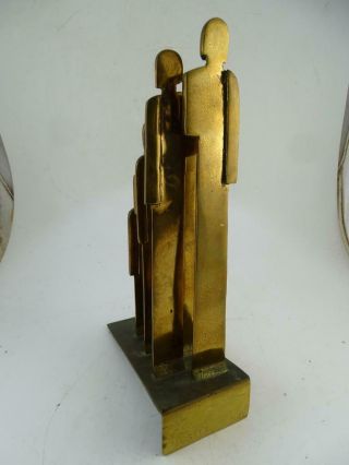 Vintage 1958 Mid Century Modern Art Sculpture Figure Statue Nestel 13.  25 