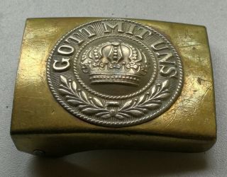 German WW 1 Belt Buckle - Gott mit uns 2