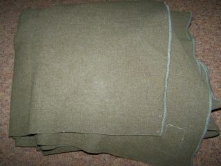 Ww2 Wool Blanket,  Brown,  U.  S.  Issue