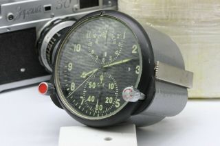 Soviet 80 ' s - made AirForce Cockpit Clock ACS - 1M 