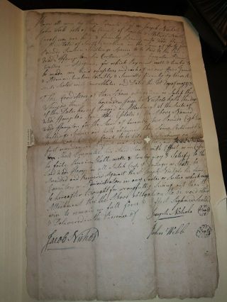 1783 Revolutionary War Era Bond South Carolina Signed By Col.  Wade Hampton
