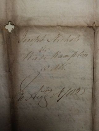 1783 Revolutionary War Era Bond South Carolina signed by Col.  Wade Hampton 4