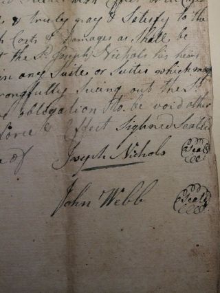 1783 Revolutionary War Era Bond South Carolina signed by Col.  Wade Hampton 6