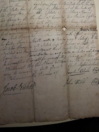 1783 Revolutionary War Era Bond South Carolina signed by Col.  Wade Hampton 9