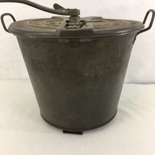 Antique Landers Frary Clark 1904 No.  4 Universal Bread Maker Dough Mixer Pail 3