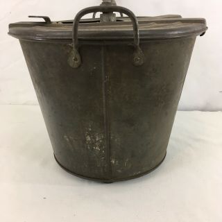 Antique Landers Frary Clark 1904 No.  4 Universal Bread Maker Dough Mixer Pail 4