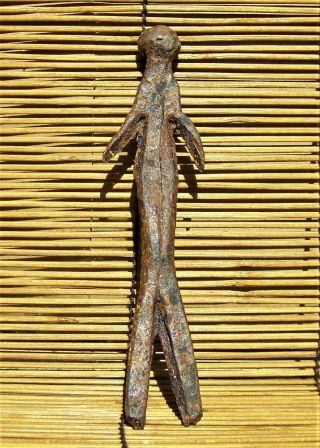 African Moba Iron Figure From Togo 6 1/4 " Tall Was $135