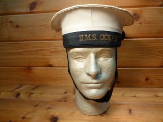 British Royal Navy Sailors H.  M.  S.  Ocean Hat