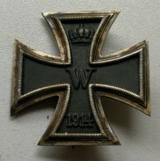 German Ww 1 Iron Cross 1.  Class