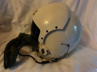 Vintage Korean War Fighter Pilot Flight Helmet,  Mask Helmet Flight Bag 3
