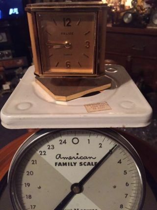 Vintage Swiss Relide Solid Brass Rotating Weather Station - - 119 8