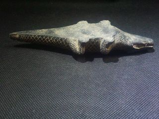 EGYPTIAN ANTIQUES ANTIQUITIES Nile Crocodile Statue Figure 1549 - 1086 BC 9