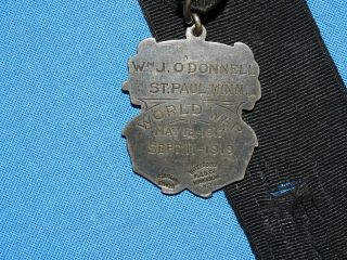 WWI Medal,  USN USS ORIZABA,  Named: Wm.  J.  O ' Donnell St.  Paul Minn.  Silver (B34) 5