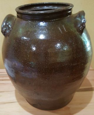 Edgefield Pottery Southern Stoneware Bf Landrum Storage Jar