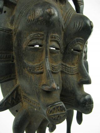 GothamGallery Fine African Art - Mali Senufo Kpelie Tribal Mask - S 4