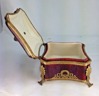 ELEGANT ART DECO PAUL MILET (MP) SEVRES FRANCE VANITY BOX 4