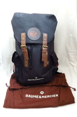 Baume & Mercier X Indian Motorcycle Backpack For Clifton Club Scout Chrono Watch