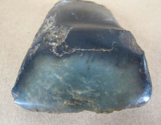 Ancient Northern Alaska Found Eskimo Jade Celt in Custom Built Case NR yqz 11